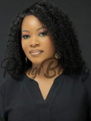 360 full lace wavy wig with strap - 14" inches